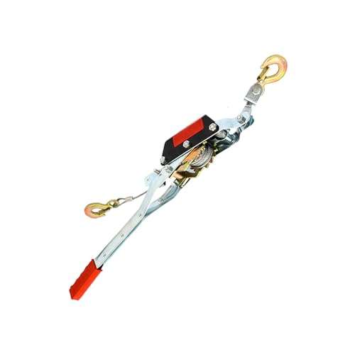 Treuil manuel compact en acier allié avec crochets renforcés pour travaux