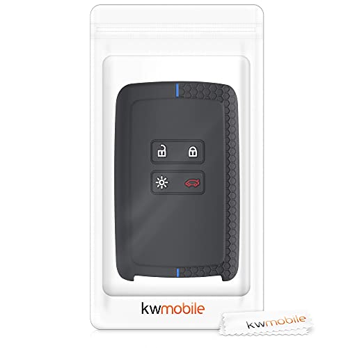 kwmobile autosleutel hoesje compatibel met Renault 4-knops Smartkey autosleutel (alleen Keyless Go) - Autosleutel… - Image 8