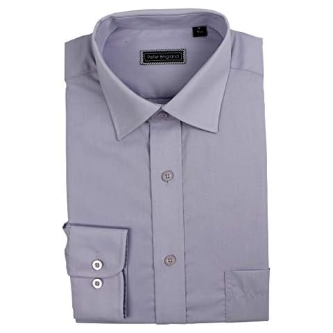 Peter England Lavender Short Sleeve Shirt Cover