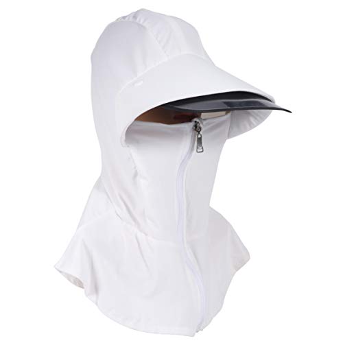 ARTIBETTER Chapéu de Sol Com Aba E Protetor Facial Ajustável Polaina para O Rosto Lenço Bandana Prot