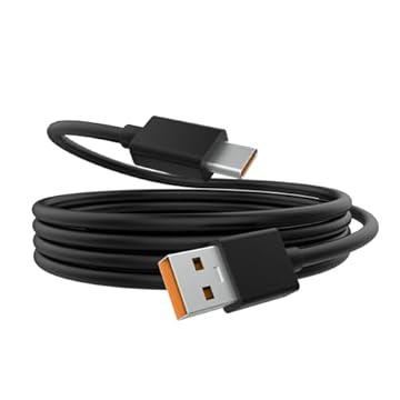 Cabo de carregamento tipo C compatível com JBL Charge 4, Charge 5, Flip 5, Flip 6, Pulse 4, Clip 4, Go 3, JR POP, fones de ouvido sem fio Endurance Peak II (3,3 pés)