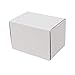 50 Packs White Cardboard Paper Boxes Mailing Packing Shipping Box Corrugated Carton (6 x 4 x 4