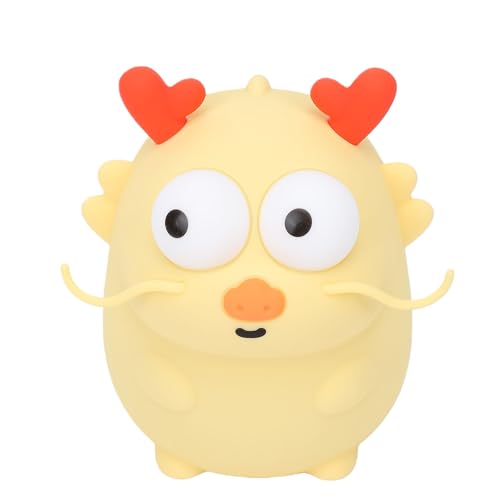 Lámpara de noche infantil dragón de silicona USB recargable