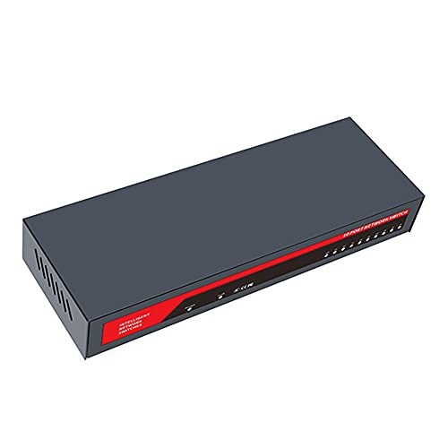 Kuwfi Gigabit Ethernet Network Switch 10/100/1000Mbps 10 Port Rj45 Lan Hub Desktop Fast Ethernet Switch For Office Dormitories Home #TOP3