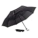 Produktbild Regenschirm Kleiner Taschenschirm stabil und leicht Auf-Zu-Automatik, Farben:Schwarz, Schirmgröße:97 cm