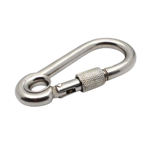 Mousquetons à vis en acier inoxydable robustes pour câble, chaîne et levage - 6