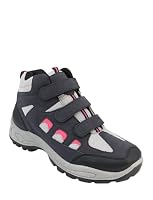 Chums Ladies Wide EE Fit Walking Demi Boot with Touch Fastening & Cushioned Ankle Support Navy 4