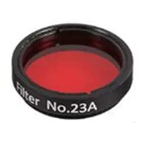 Filtros de seis colores para telescopio astronómico No.23A accesorios de observación