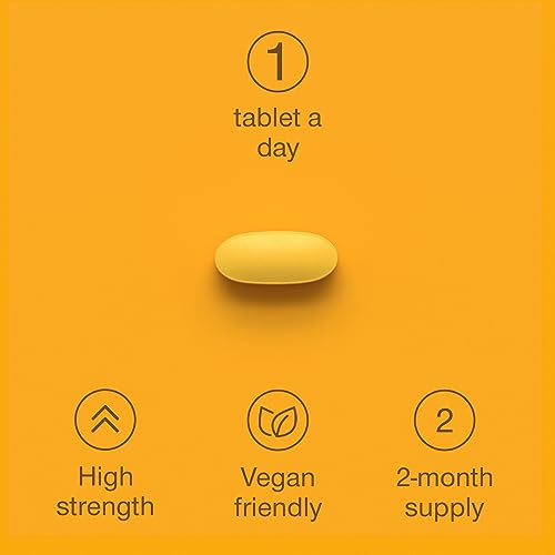 Vitamin C 1000mg Tablets High Strength - Slow Release Formula with Elderberry & Turmeric - 60 Tablets - Vegan VIT C Supplement - Plant-Based Immune System Support Complex - UK Made - Image 6