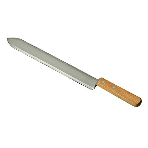 Gosear 39,5 Centimetri 15.55 Pollici Acciaio Inox Z A Forma di Coltello Seghettato Strumento Taglierina con Manico in Legno per Apicoltore Apicoltura Forniture Ape