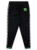 Jungen Minecraft Joggers Minecraft Jungen Creeper Jogginghose Schwarz 122