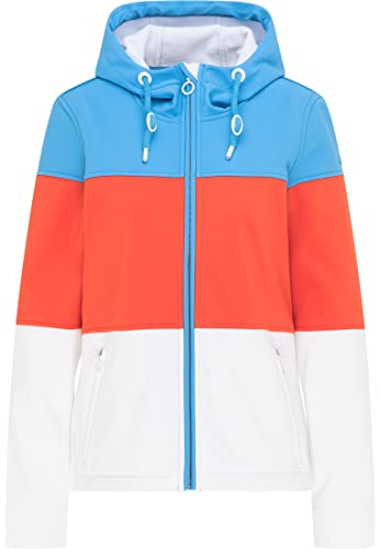 DreiMaster Maritim Women's 35013179 Transitional Jacket, Retroblau Weiss, L