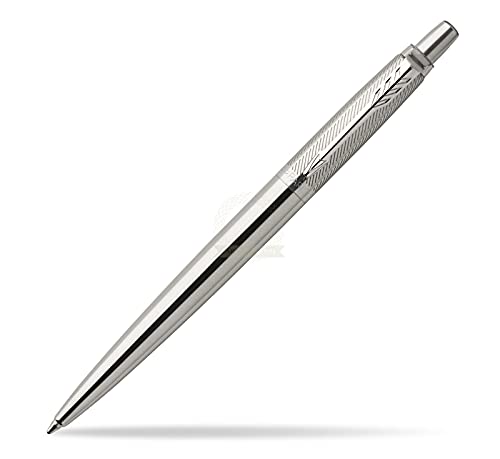Parker Jotter Premium Stainless Steel Diagonal CT Ballpoint Pen, Gift Box
