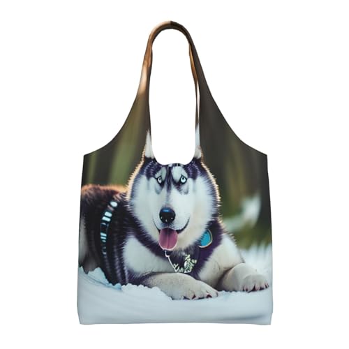 Sac fourre-tout en toile husky idéal pour vos courses en ville
