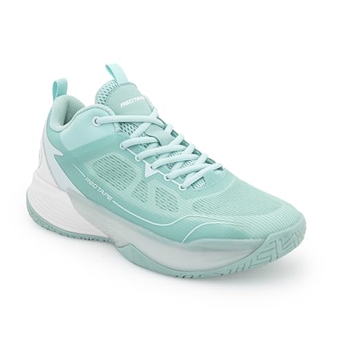 Red Tape Men's High Top Athletic Fashion Sneakers, Casual Lace-Up Shoes for Men, Non Slip Sole for Daily Summer wear, Business Casual, Walking, Running, Gym, Lightweight Mesh, Cushioned Insole