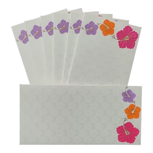 Image of Pack of 10 Colourful Designer Shagun Lifafa /Money Gift Envelope Digitally Printed for Gifting Money on Wedding, Birthday & Any Other Occasion D-066