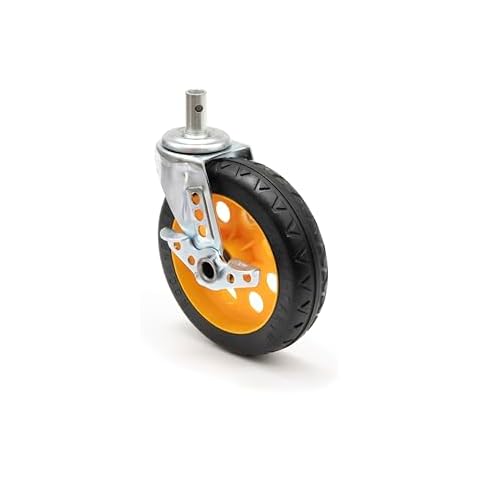 Rock-N-Roller All-Terrain Caster with Brake 8" x 2" 2-Pack for R12 Multi-Carts Cover