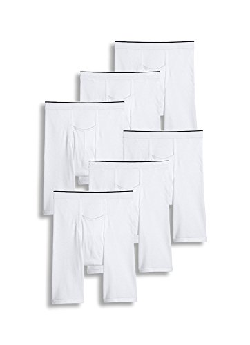 Jockey Men's Underwear Pouch Midway Brief - 6 Pack, White, m