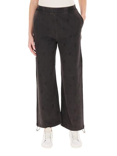 Pantalon en jersey long Liu Jo : coupe droite couture en maille italienne haut de gamme