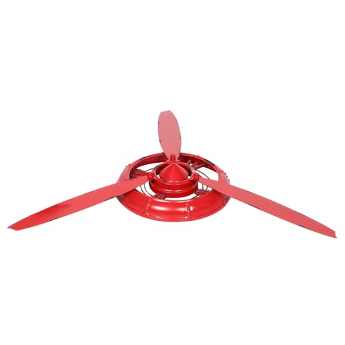 Hélice avion rétro rouge, le cadeau vintage idéal pour passionnés