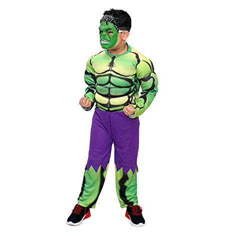Image of Kaku Fancy Dresses Superhero Costume for Kids - Fancy Dress Outfit for Birthday, Halloween, Role Play