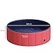 PawHutBañera para Perros Gatos Plegable Piscina para Mascotas Natación Baño Φ100x30cm Color...