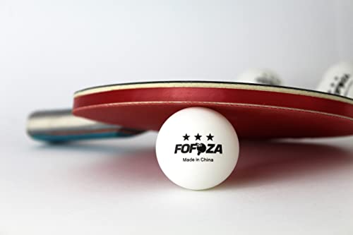 Foto von Fofoza -100- Stück Premium Tischtennisbälle | 3 Sterne, 40+, ABS | Indoor & Outdoor | weiß