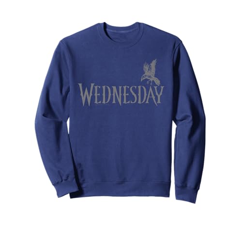 Wednesday Raven Logo Sweatshirt