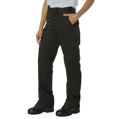 Rothco Women's EMT Pants - Comfortable, Durable, and Designed for First Responders – Black – 10