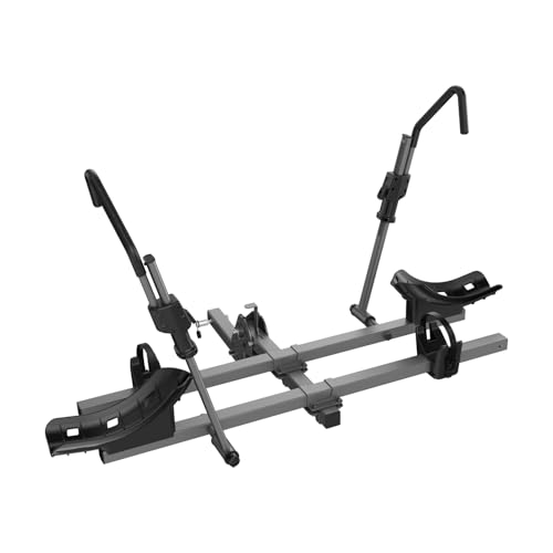 TrailXpert Bike Rack for Tow Hitch, 200lbs Capacity E-Bike Rack Fat Tire Bike Rack for Car, Truck, SUVs, RV, Foldable Hitch Mount Bike Carrier for 2 Bikes with 2'' Receiver