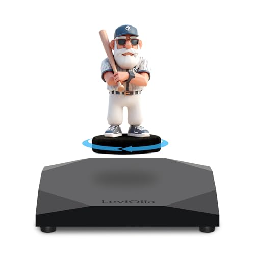 Magnetic Levitating Display Stand Small 250-Gram/9-Ounce Load Capacity Compatible with Lightweight Collectibles and Model Cars Floating display for toys and figures Chamfered Square Base