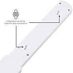 Amazon Basics Surge Protector Power Strip, 6-Outlet with 200J Protection, 2ft Extension Cord, Rectangle, White (2 Pack) - Image 3