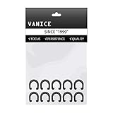 VANICE 10 Pcs Bicycle Cable Clamps C-Clips Housing Hose Guide for MTB Road Bike Brake Derailleur...