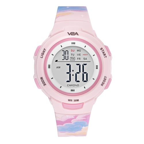 Image of V2A Kids Watch - Waterproof Multi-Functional Digital Sports Watch for Ages 5-13, 30M Water Resistance, Gift for 5-10 Year Olds