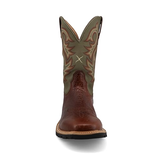 Image of Twisted X Men's 11 inch Tech X Boot, Wide Square Toe with CellStretch and Tech X