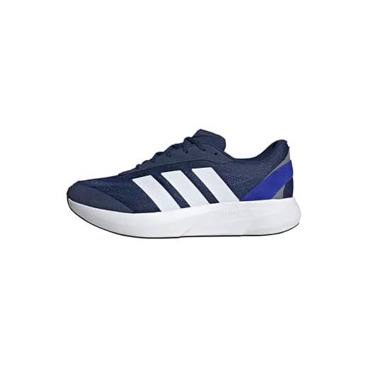 adidas LIGHTSHIFT Shoes, Zapatillas para Correr Hombre, Dark Blue/FTWR White/Lucid Blue, 43 1/3 EU
