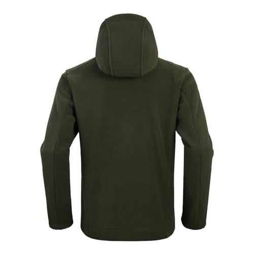 Image of KAILAS Men's Fleece Hooded Full Zip Jacket Lightweight Winter Jacket Polar Warm Coat Pockets Outdoor Jacket