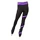 Damen Eiskunstlauf-Trainingsanzüge plus Samthose, Violett, Klein