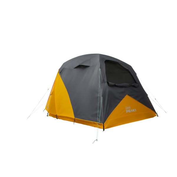 Image of Coleman PEAK1 Premium Waterproof Backpacking Tent with Rainfly & Footprint, Lightweight Camping Tent Withstands Winds up to 45 MPH, 1 /2 /3 /4 /6 Person Sizes