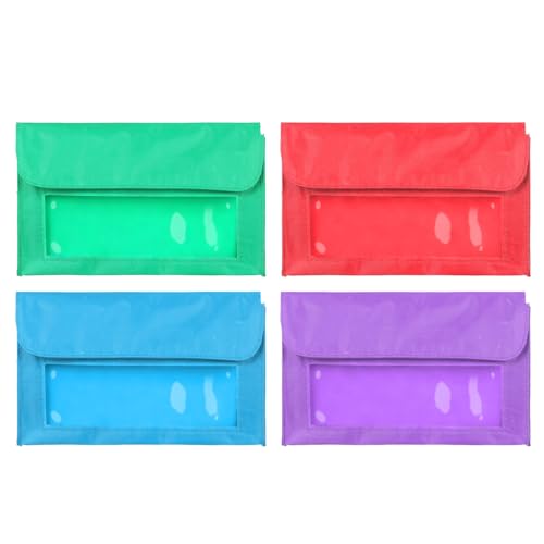 Sacs de rangement magnétiques imperméables en lot de 4 livrets de cuisine