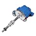 A-Team Performance Complete HEI Distributor 65K Coil 7500 RPM Compatible with Ford 351W Windsor 351W One Wire Installation Blue Cap