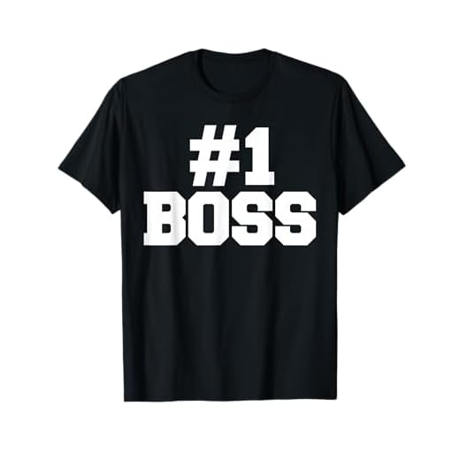 Number one boss Camiseta