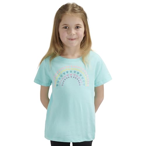 Lands' End Girls' Soft Cotton Short Sleeve Graphic T-Shirt