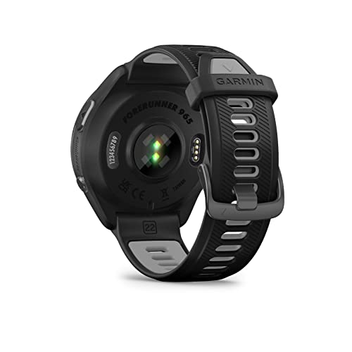 Image of Garmin Forerunner 965 GPS Triathlon Smartwatch,Amoled Touchscreen, Battery Upto 23 Days, HRV Status, Advanced Sleep Score, Track Running, Cross Training, Vo2 Max, ClimbPro, Load Ratio with Black Band