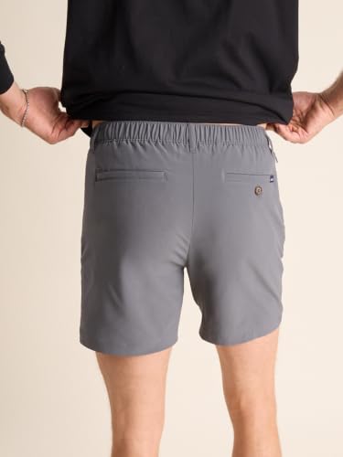 Image of Chubbies Everywear Men's Shorts - Mens Shorts Casual 6in Inseam, Elastic Waist, Water-Resistant, Zipper Pocket