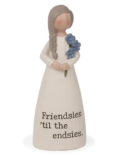Blossom Bucket Friendsies Mini Angel Figurine, 4.25-inch Height, Resin, Home, Home Décor
