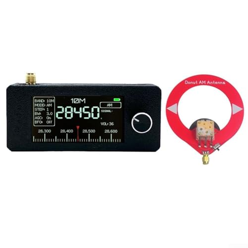 Jonikuper 0.5-108mhz Pocket Size SI4732 Radio, Receiver, for MINI Radio, Long Battery Life, Perfect For Travel, Outdoor Activities, Or Everyday Use(Black)