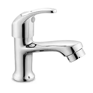 Ruhe Aqua Brass Faucet/Brass Tap | Pillar Cock Faucet/Brass Tap with Chrome Finish for Bathroom Washbasins & Kitchen Sinks| Bathroom wash Basin tap| Water tap for Bathroom