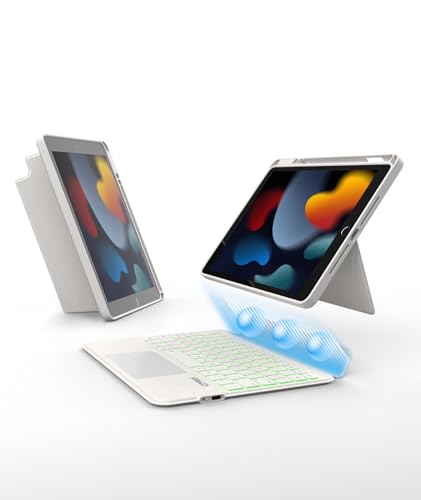 Image of EIP Magnetix Keyboard Case for iPad 10.2 inch 7 /8 /9 & iPad Air 3, White