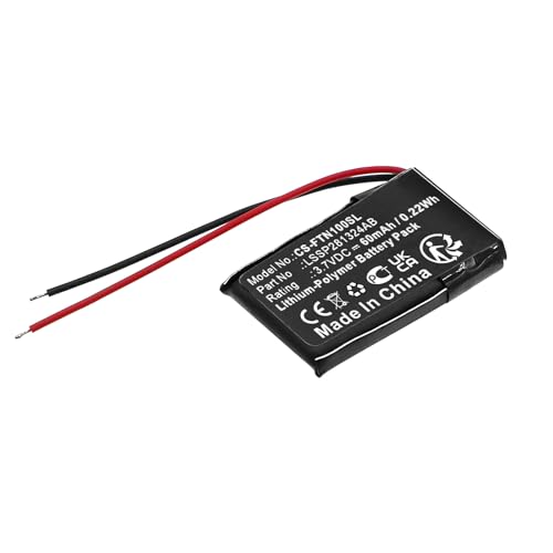 TECHTEK Batería 60mAh Compatible con [Fitbit] One sustituye LSSP281324AB